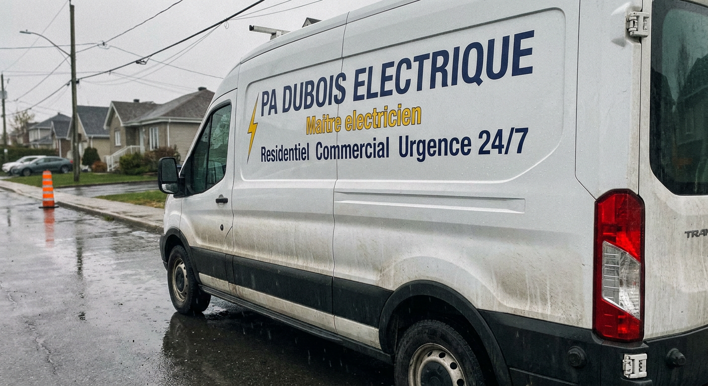 Camion de service PA Dubois Électrique